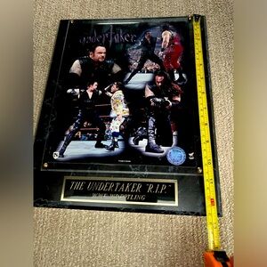 Vintage WWF/WWE Undertaker plaque